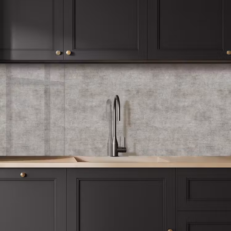 Keuken achterwand - Beton - Oud - Grijs - Patronen — 6