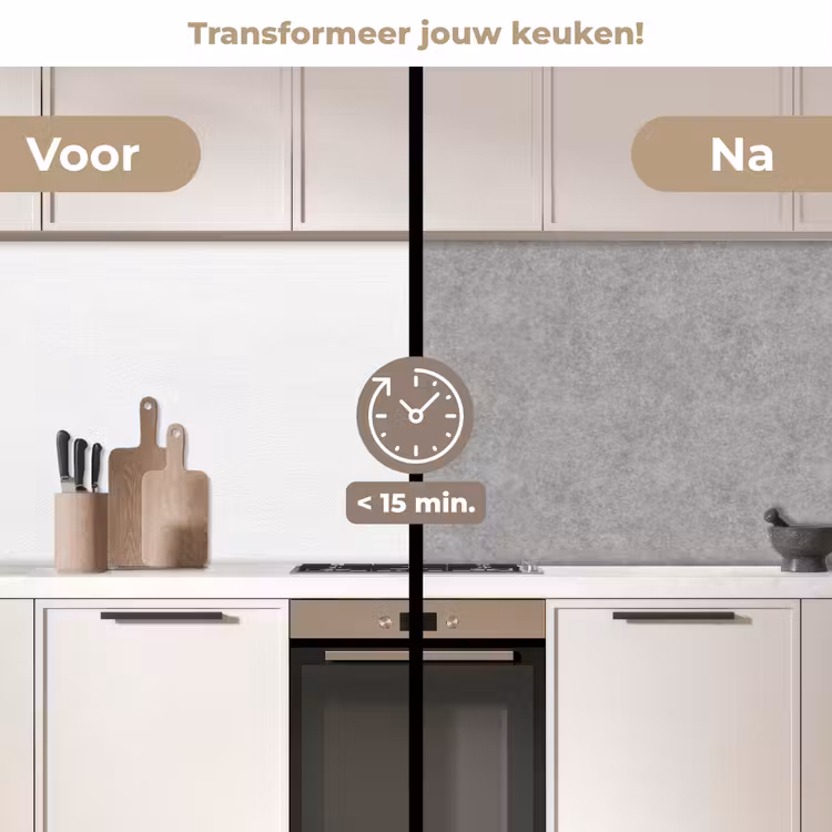 Keuken achterwand - Beton - Oud - Patroon — 3