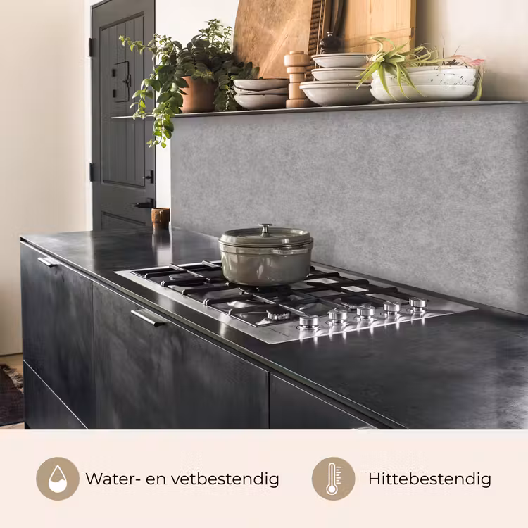 Keuken achterwand - Beton - Oud - Patroon — 5