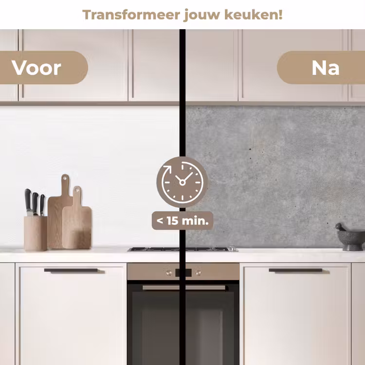 Keuken achterwand - Beton - Patronen - Industrieel — 3