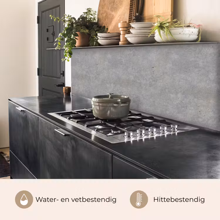 Keuken achterwand - Beton - Patronen - Industrieel — 5