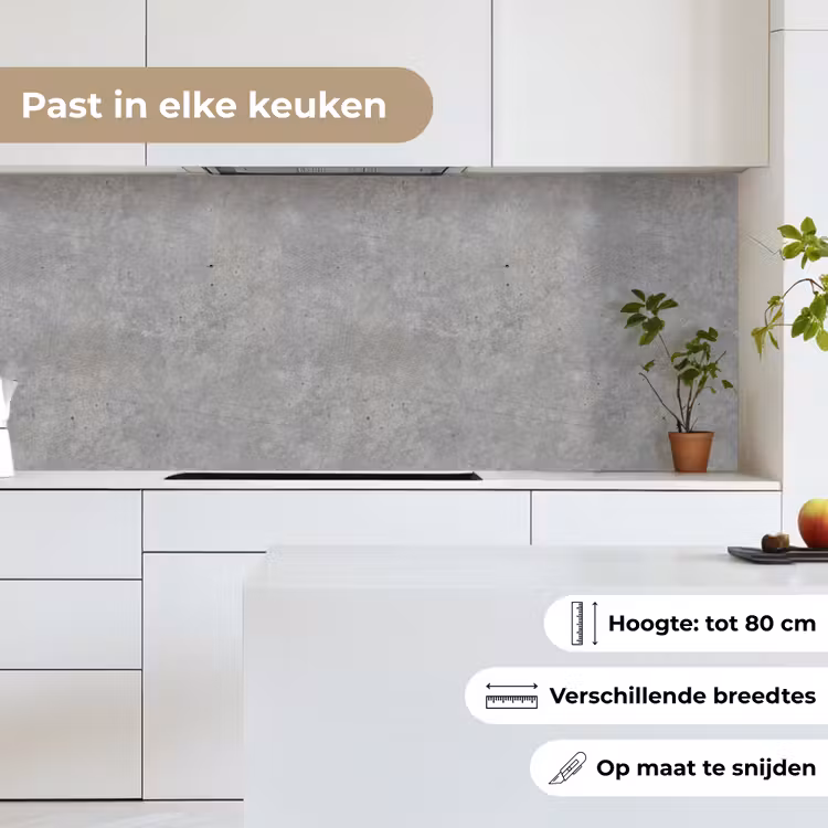 Keuken achterwand - Beton - Patronen - Industrieel — 7