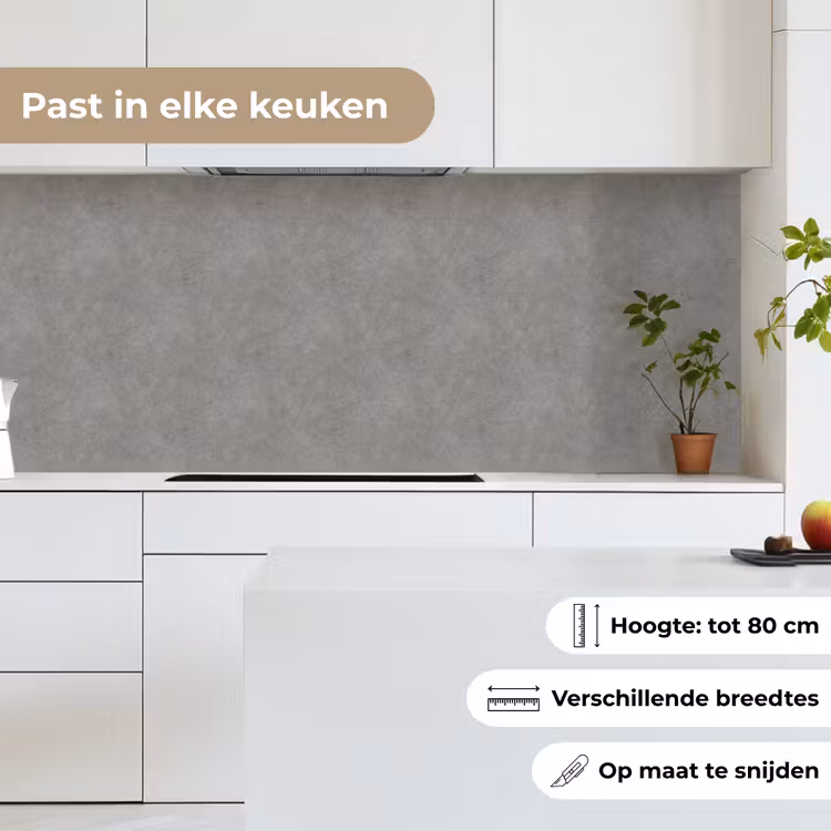 Keuken achterwand - Industrieel - Patroon - Beton — 7