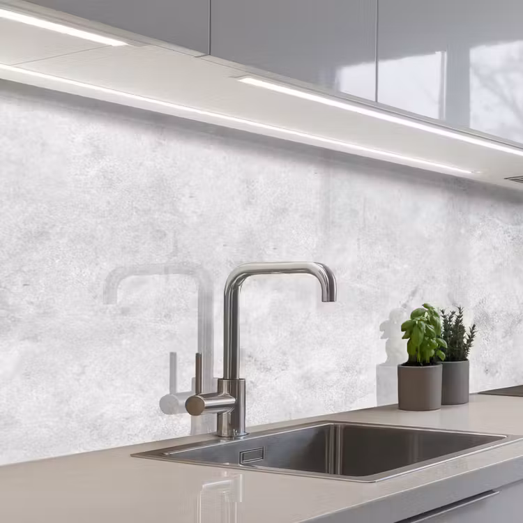 Keuken achterwand - Marmer - Textuur - Grijs - Marmerlook — 1