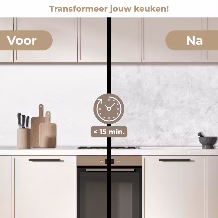 Keuken achterwand - Marmer - Textuur - Grijs - Marmerlook — 2