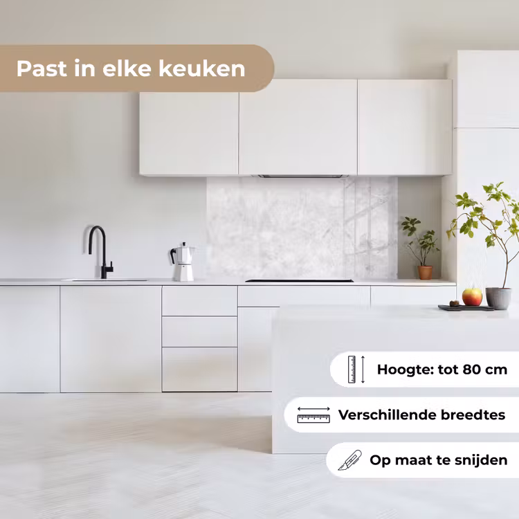 Keuken achterwand - Marmer - Textuur - Grijs - Marmerlook — 6