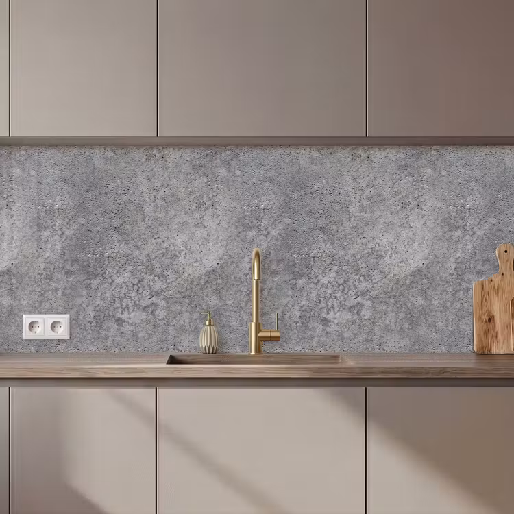 Keuken achterwand - Patronen - Industrieel - Beton — 1