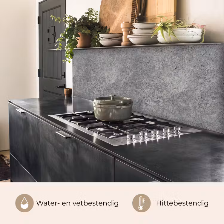 Keuken achterwand - Patronen - Industrieel - Beton — 5