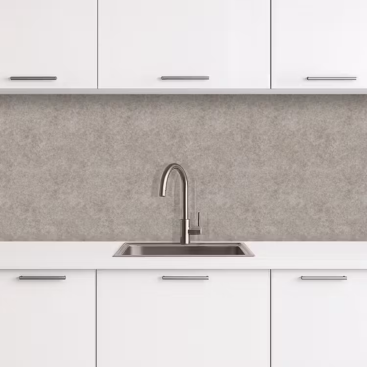 Keuken achterwand - Patroon - Beton - Grijs — 4