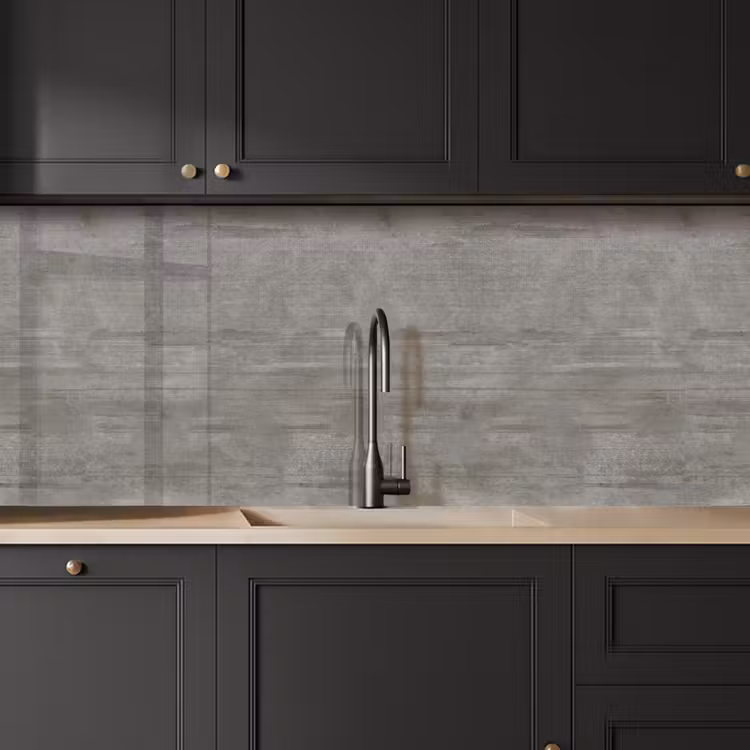 Keuken achterwand - Patroon - Beton - Grijs — 6