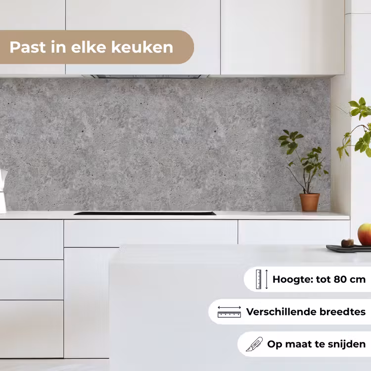 Keuken achterwand - Patroon - Cement - Beton — 7