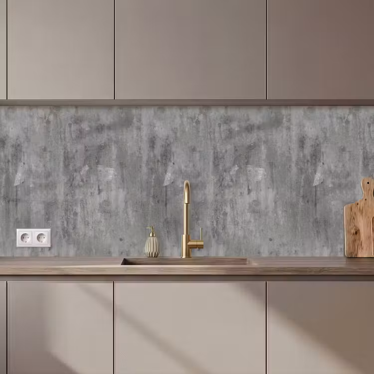 Keuken achterwand - Roest - Beton - Patroon — 1