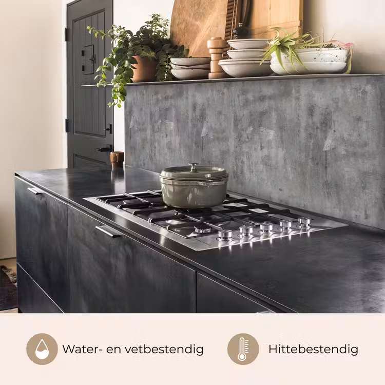 Keuken achterwand - Roest - Beton - Patroon — 5