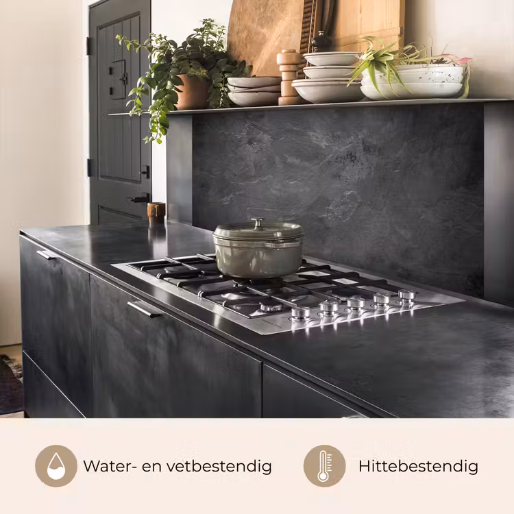 Keuken achterwand - Schemerig Betonlandschap — 7