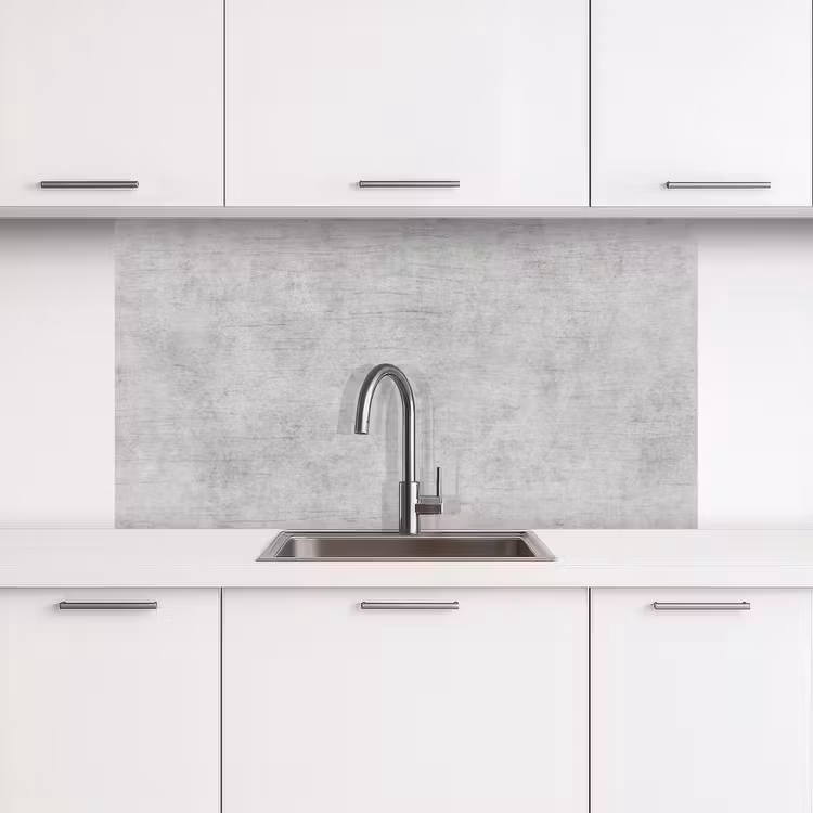 Keuken achterwand - Verweerde Grijze Canvas — 3