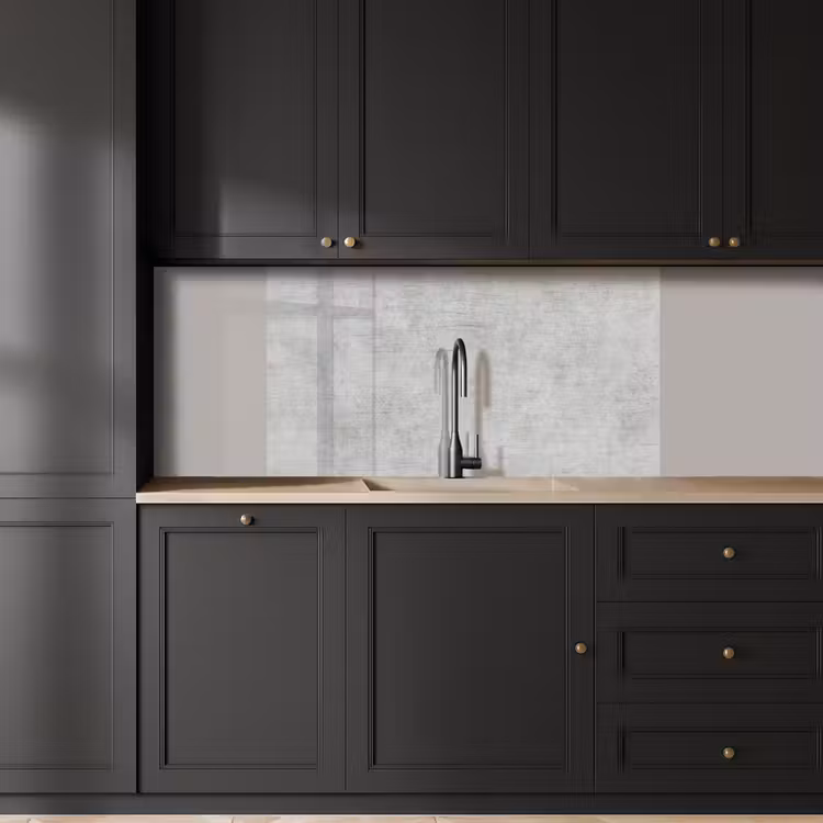 Keuken achterwand - Verweerde Grijze Canvas — 4