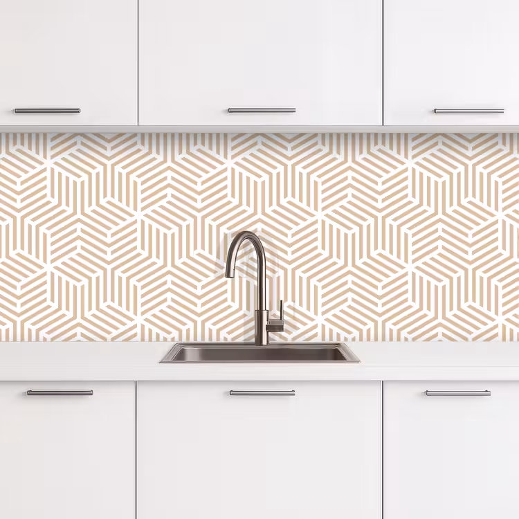 Keuken achterwand - Beige - Geometrie - Patronen - Abstract — 4
