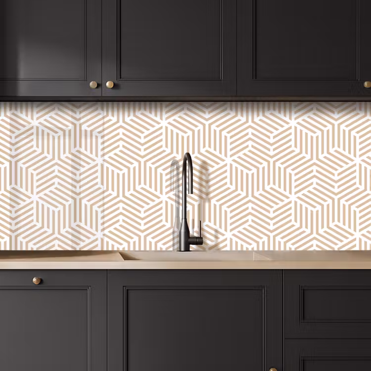 Keuken achterwand - Beige - Geometrie - Patronen - Abstract — 6