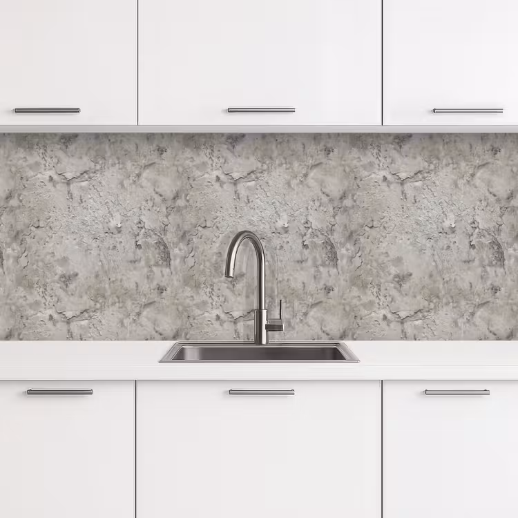 Keuken achterwand - Beton - Grijs - Muur — 4