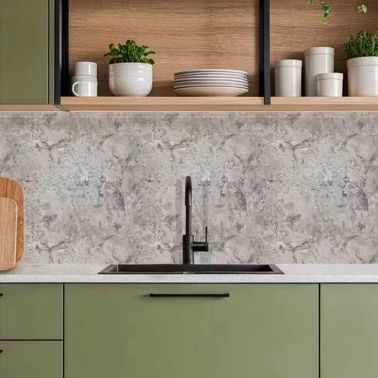 Keuken achterwand - Beton - Grijs - Muur — 8
