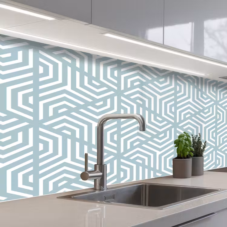 Keuken achterwand - Design - Geometrie - Patroon - Driehoek — 2