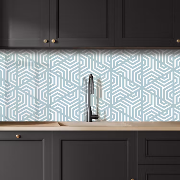 Keuken achterwand - Design - Geometrie - Patroon - Driehoek — 6