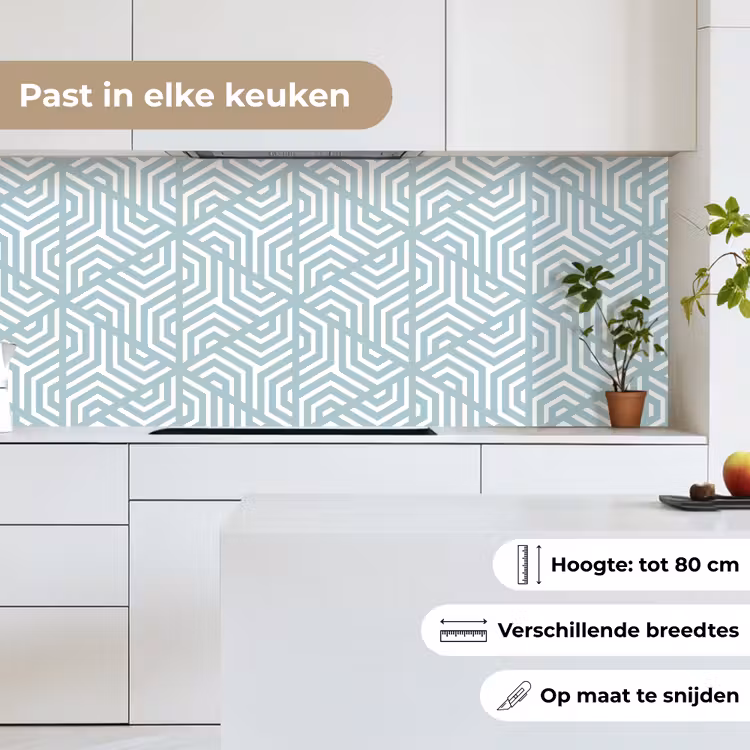 Keuken achterwand - Design - Geometrie - Patroon - Driehoek — 7