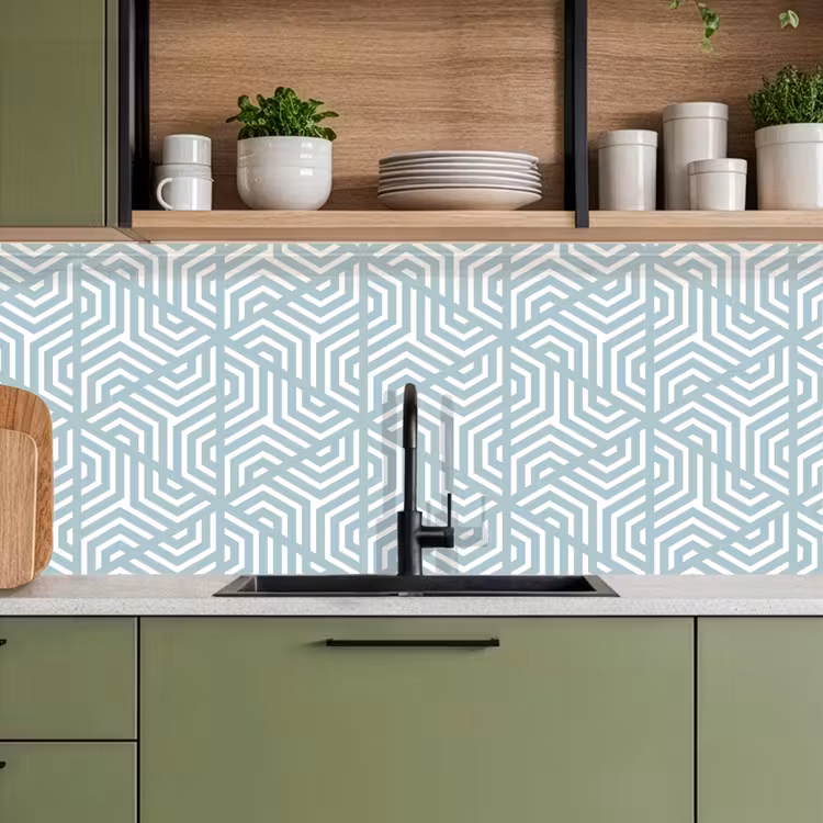 Keuken achterwand - Design - Geometrie - Patroon - Driehoek — 8
