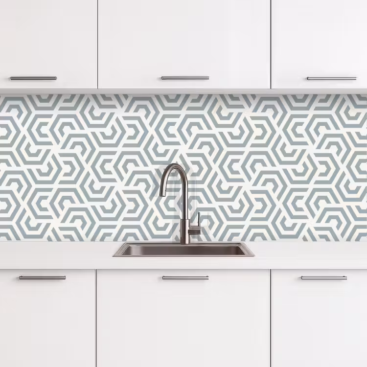 Keuken achterwand - Design - Lijn - Patroon - Groen — 4