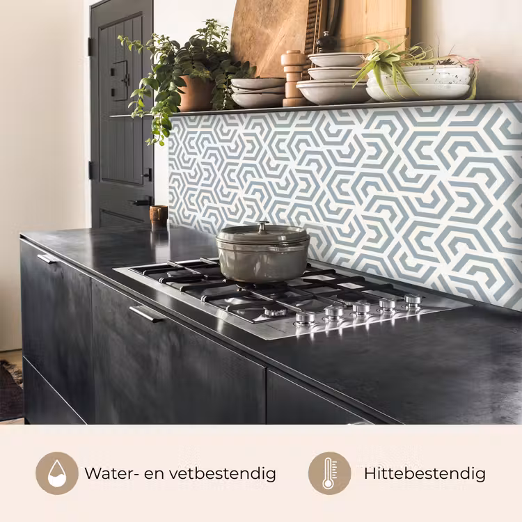 Keuken achterwand - Design - Lijn - Patroon - Groen — 5