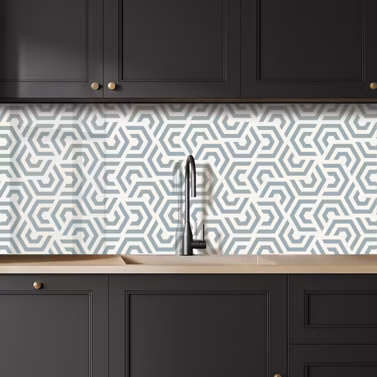 Keuken achterwand - Design - Lijn - Patroon - Groen — 6