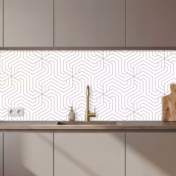 Keuken achterwand - Geometrie - Lijn - Patroon — 1