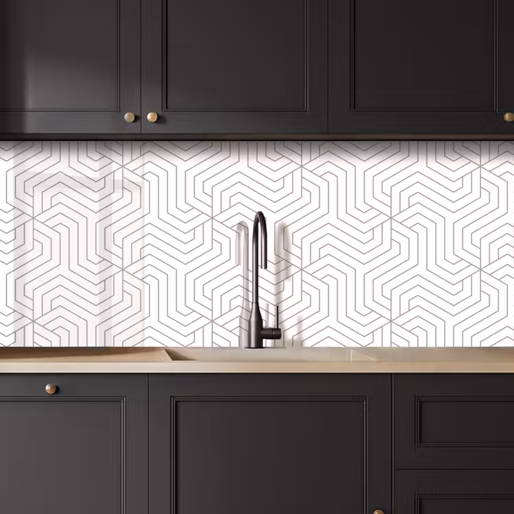 Keuken achterwand - Geometrie - Lijn - Patroon — 6