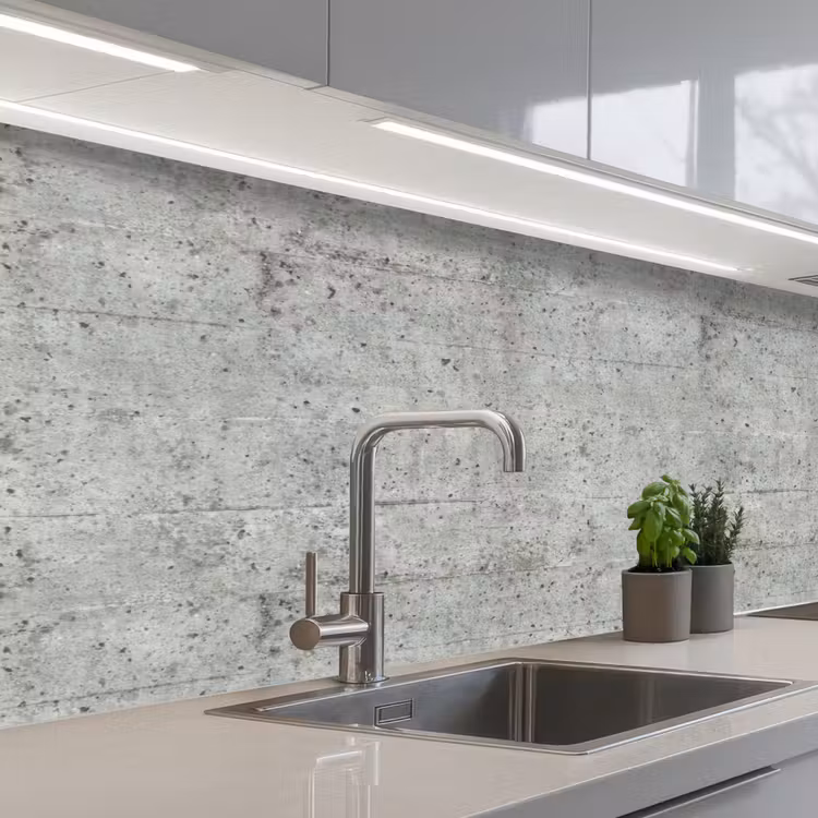 Keuken achterwand - Grijs - Muur - Poriën — 2