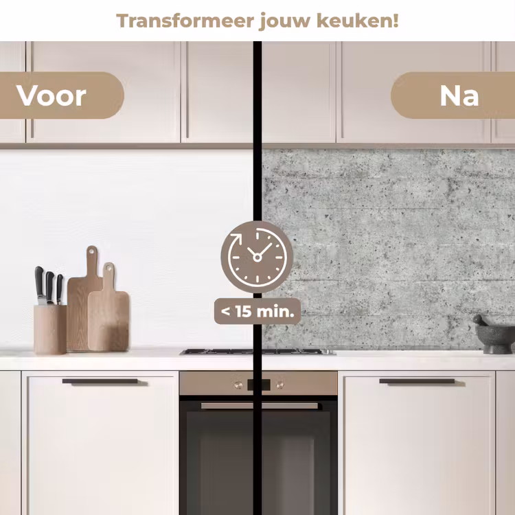 Keuken achterwand - Grijs - Muur - Poriën — 3