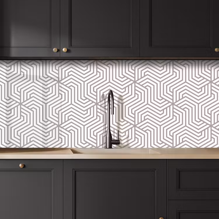 Keuken achterwand - Lijn - Design - Geometrie - Patroon — 6