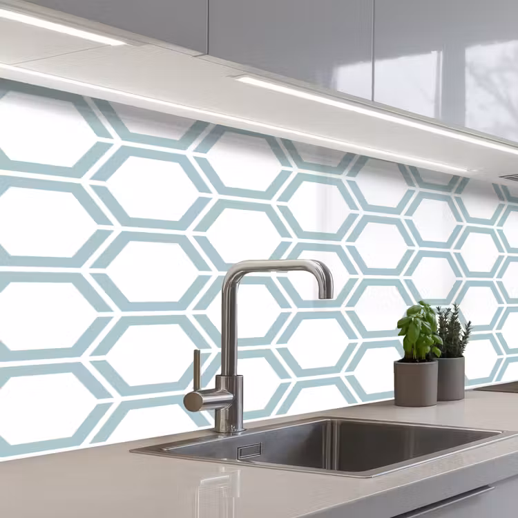 Keuken achterwand - Patroon - Lijn - Design - Hexagon — 2