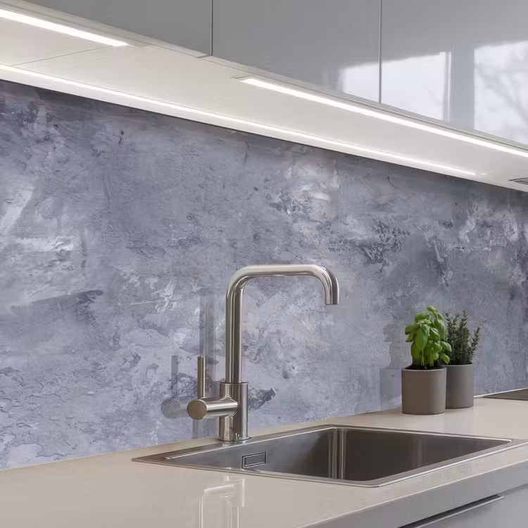 Keuken achterwand - Wolken van Beton — 1