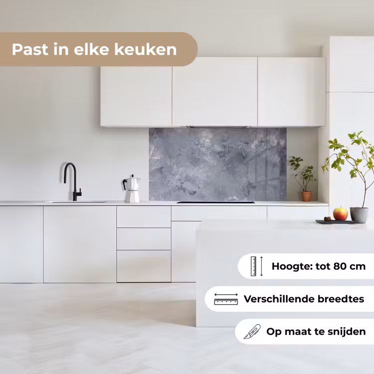 Keuken achterwand - Wolken van Beton — 6