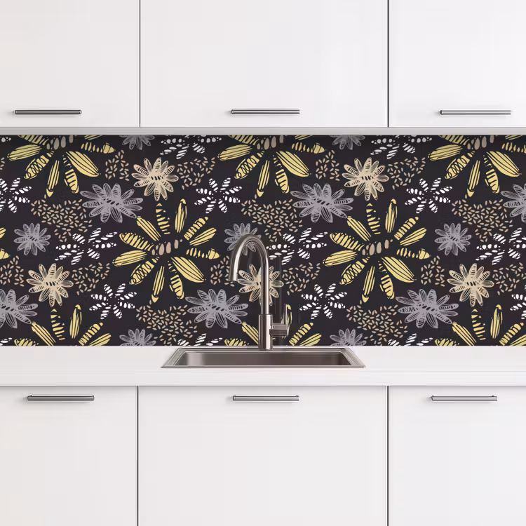 Keuken achterwand - Abstract - Bloemen - Patronen — 4