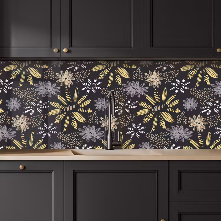 Keuken achterwand - Abstract - Bloemen - Patronen — 6