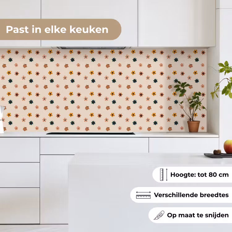Keuken achterwand - Bloemen - Patronen - Stippen — 7