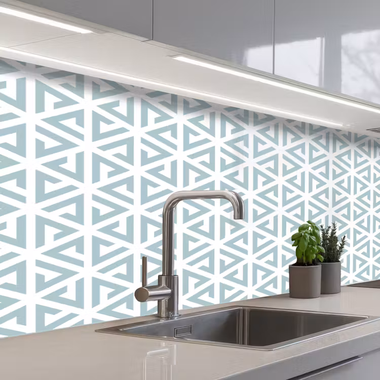 Keuken achterwand - Design - Geometrie - Patroon - Driehoek — 2