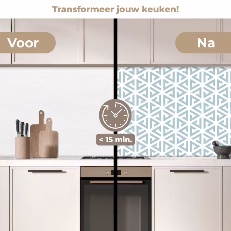 Keuken achterwand - Design - Geometrie - Patroon - Driehoek — 3