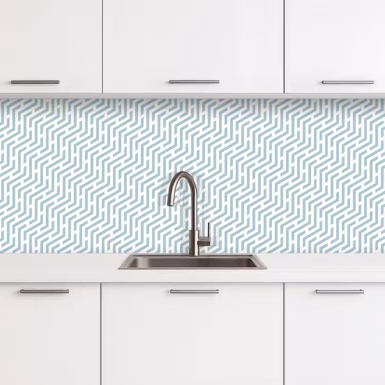 Keuken achterwand - Design - Geometrie - Patroon - Groen — 4