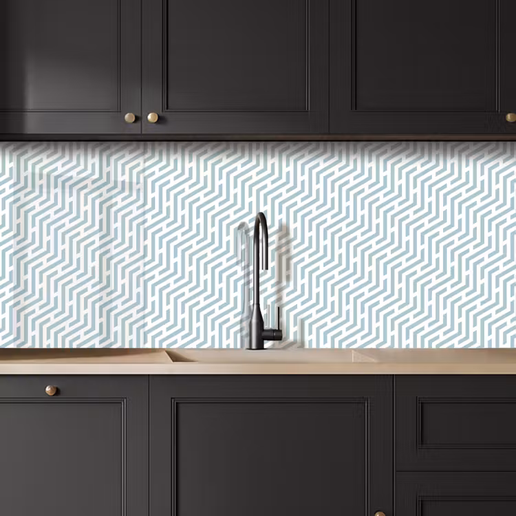 Keuken achterwand - Design - Geometrie - Patroon - Groen — 6
