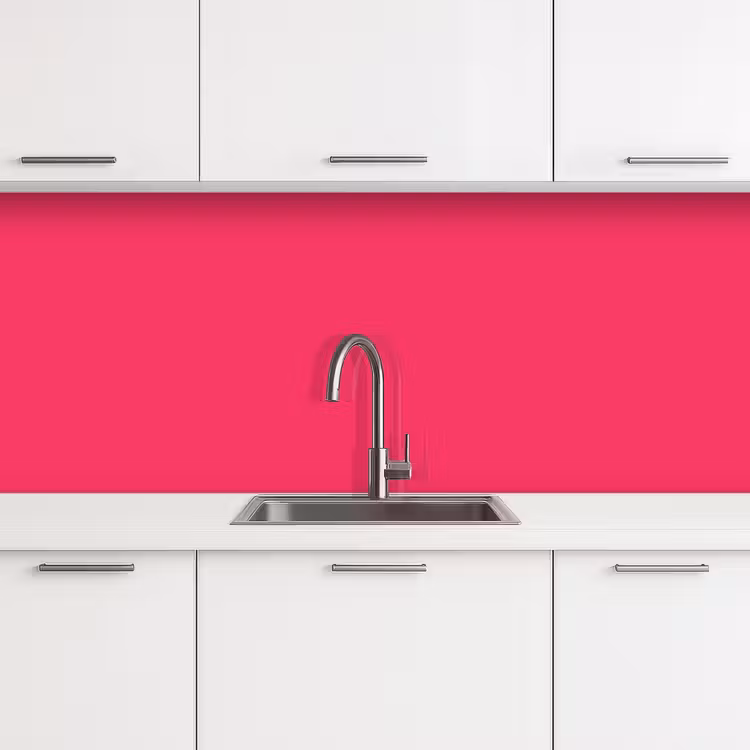 Keuken achterwand - Karmijn - Kleuren - Palet - Roze — 4