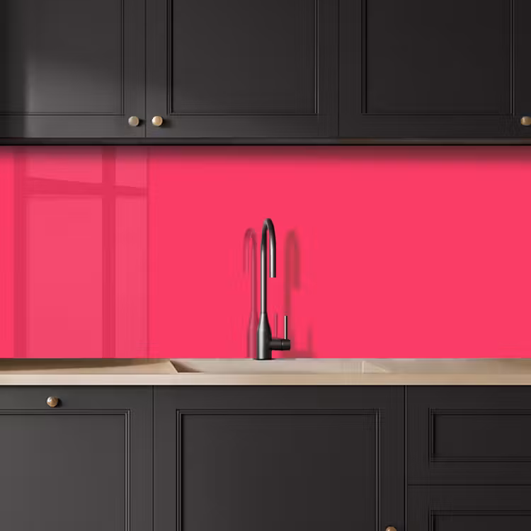 Keuken achterwand - Karmijn - Kleuren - Palet - Roze — 6