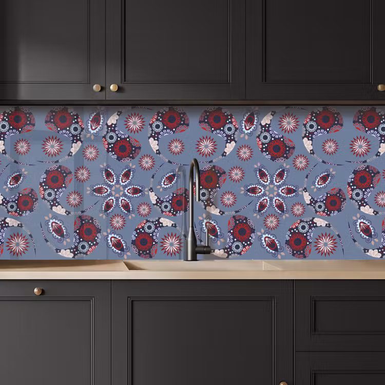 Keuken achterwand - Paisley - Bloemen - Patronen — 6