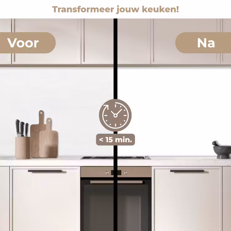 Keuken achterwand - Wit - Kleuren - Neutraal — 3